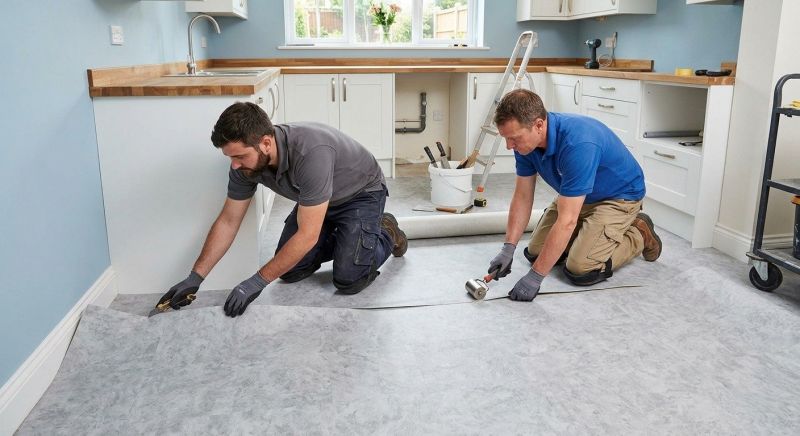 Sheet Linoleum Installation in Westmont, IL