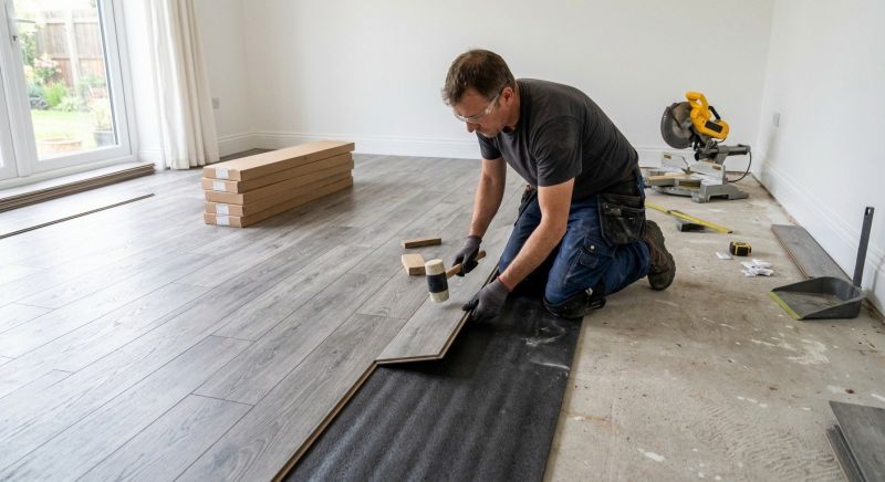 Laminate Floor Installation in Wheeling, IL
