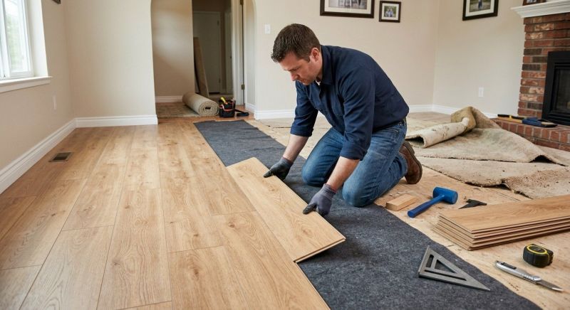 Laminate Floor Remodeling in Wilmette, IL