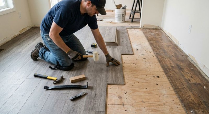 Laminate Floor Replacement in Waukegan, IL