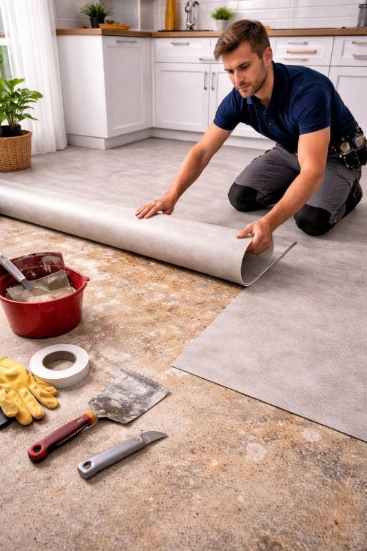 Linoleum Floor Installation in River Forest, IL