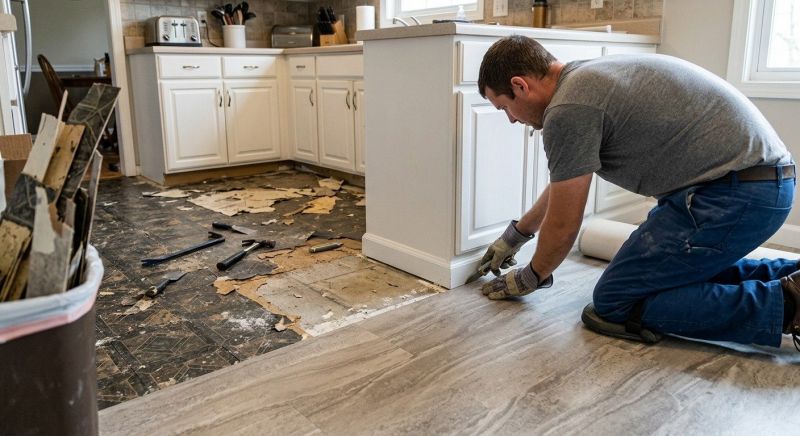 Linoleum Floor Installation in Roselle, IL