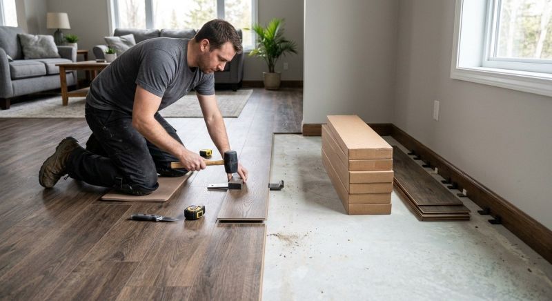 Luxury Vinyl Tile Installation in Dupage County, IL