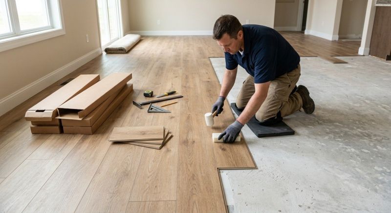 Luxury Vinyl Tile Installation in Glencoe, IL