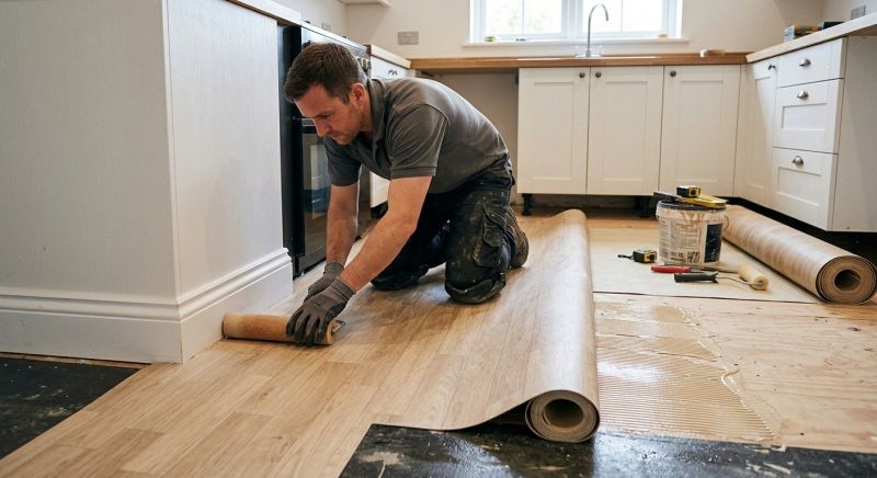 Sheet Linoleum Installation in Melrose Park, IL