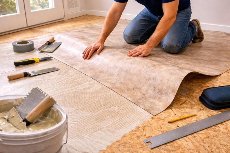 Sheet Vinyl Installation in Evanston, IL