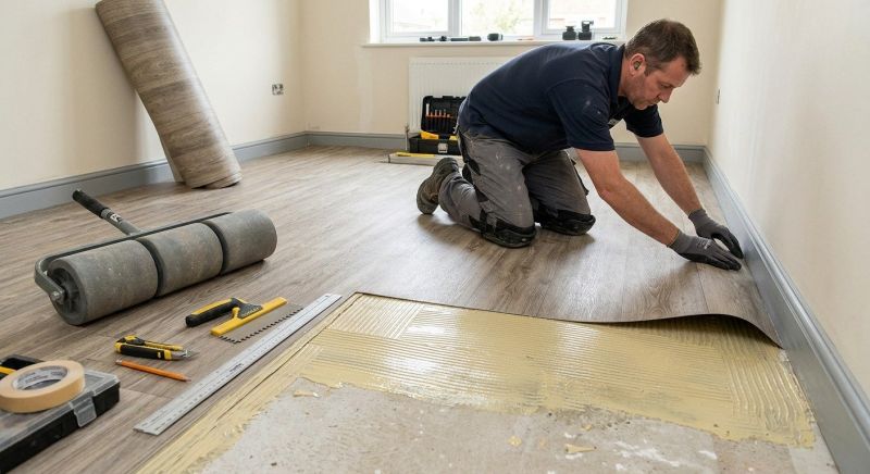 Sheet Vinyl Installation in Glencoe, IL