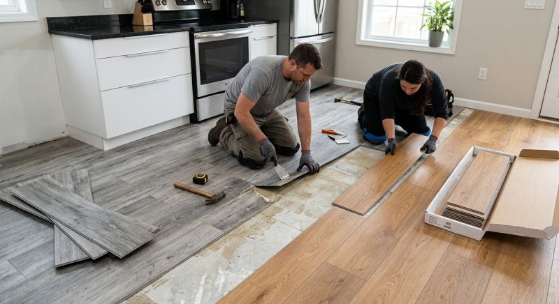 Vinyl Floor Replacement in Wilmette, IL